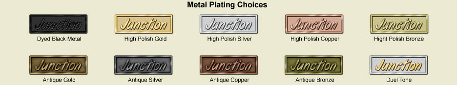 Photo Etched Trading Pin Plating Options